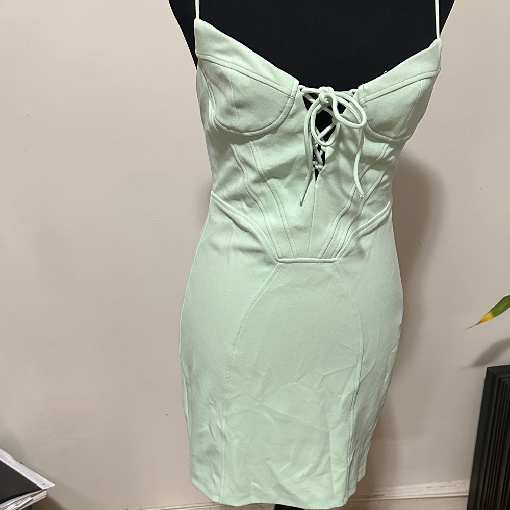 Zara Mint Green Mini Dress